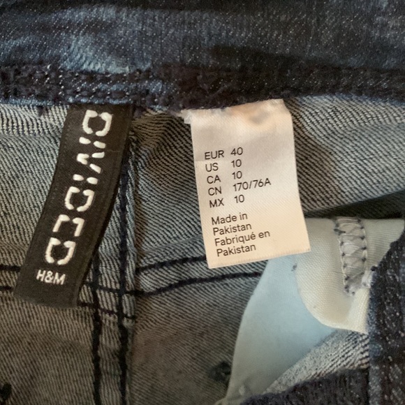 DIVIDED H&M - Skinny - Stretch - Jeans - Sz 10 - Picture 4 of 4